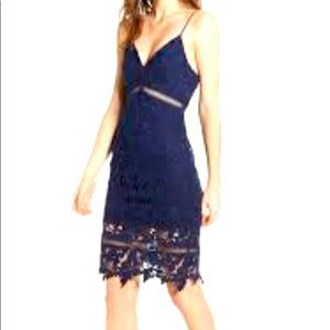ASTR navy dress